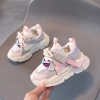 Children's sports net shoes, boys' and girls' sports shoes, lightweight and breathable, large and medium-sized children's sports shoes, trendy children's sports shoes, comfortable and durable Specification image